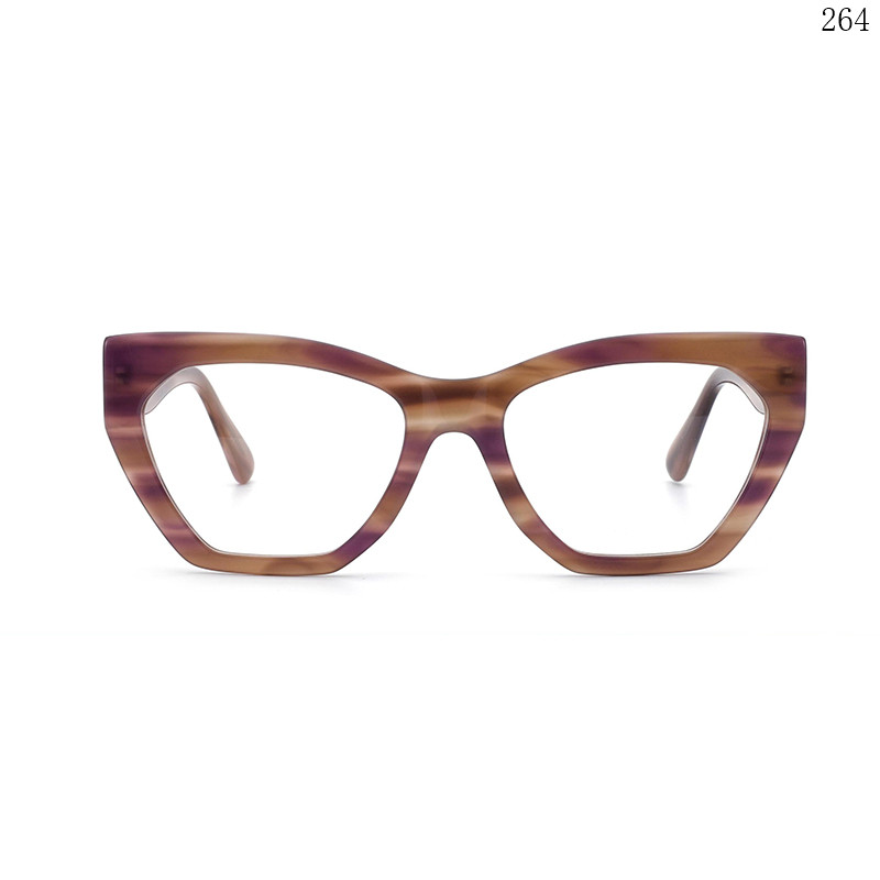 Dachuan Optical H2808 China Supplier Hot Fashion Acetate Optical Glasses Armações Ópticas with Cateye Shape (1)